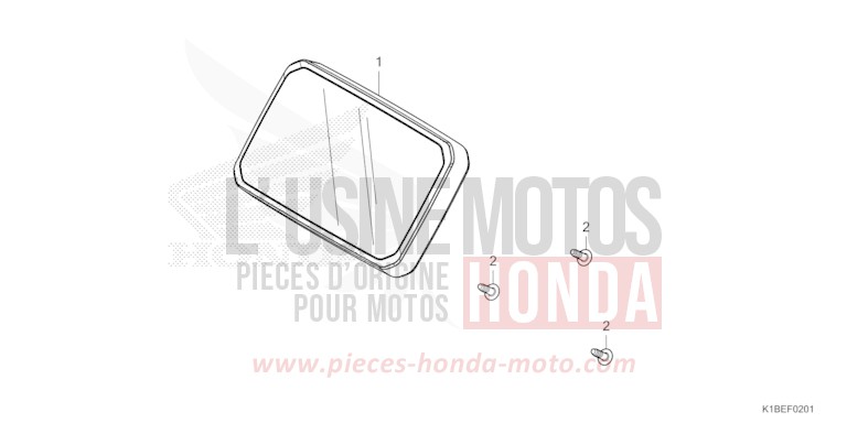 KOMBIINSTRUMENT (NSS250AS/ASS/NSS350AS/ASS) von Forza 350 MAT PEARL COOL WHITE (NHB44) von 2025